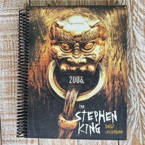 📖The Stephen King Library Desk Calendar 2006 Spiral-bound w/ Trivia & Facts📖